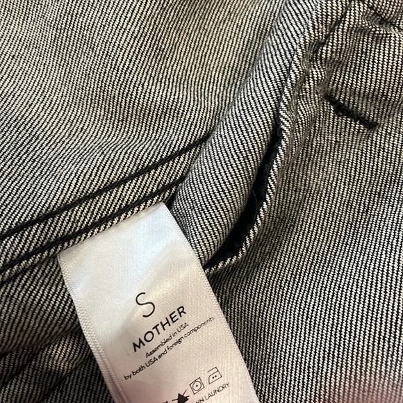 Mother black denim jacket - Picture 5 of 5